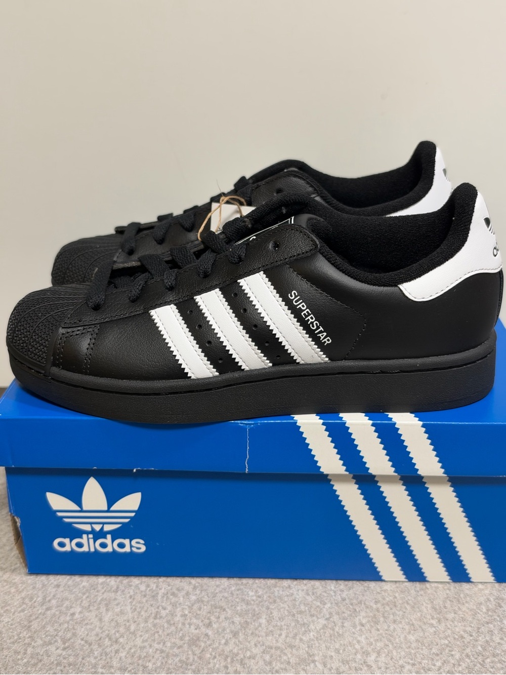 adidas Superstar II Black White (GS) Size 6Y NEW JH9977